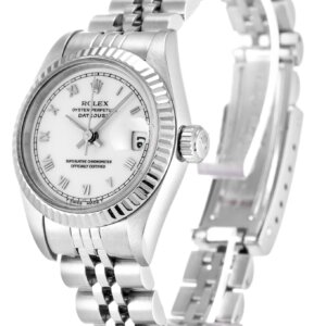 Rolex Lady-Datejust 26mm Witte Wijzerplaat 69174
