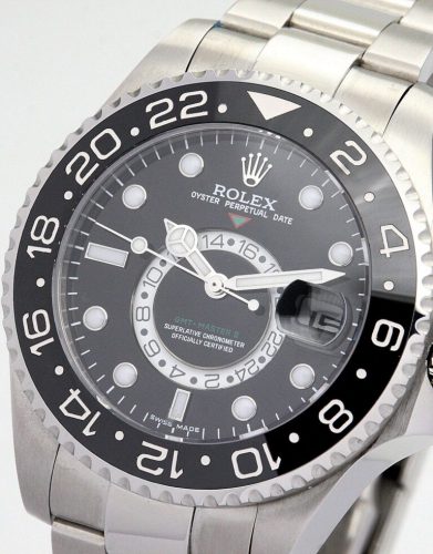 Replica Rolex GMT-Master 40mm Black Dial 16720-3 photo review