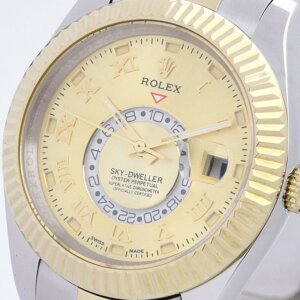 Rolex Sky-Dweller 42mm Gold Dial 326938-2