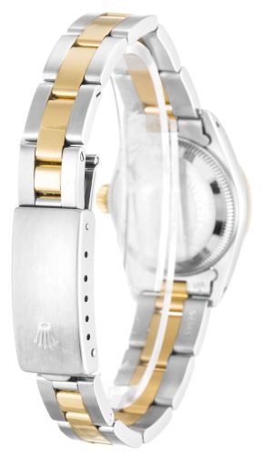 Replica Rolex Oyster Perpetual Lady 26mm Silver Dial 176210 photo review