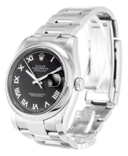 Replica Rolex Datejust 36mm Black Dial 116200 photo review