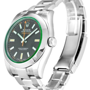 Rolex Milgauss 40mm Zwarte Wijzerplaat 116400GV