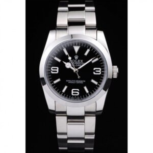 Rolex Explorer 36 mm zwarte wijzerplaat 98087