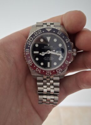 Replica Rolex GMT-Master II 40mm 126710BLRO “Pepsi” Oyster photo review