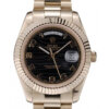 Superclone Rolex Day-Date 40 mm schwarzes Zifferblatt 41998