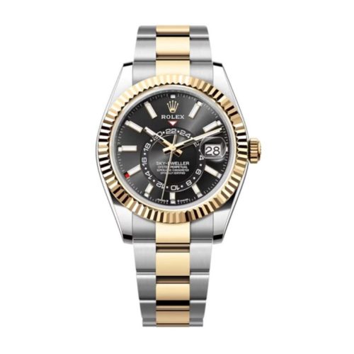 Superclone Rolex Sky-Dweller 42 mm Bright black Dial 336933 photo review