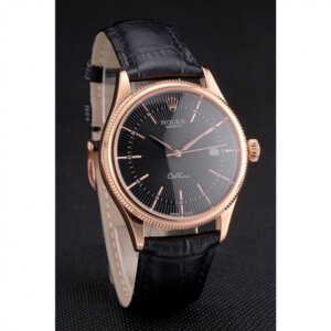 Superclone Rolex Cellini 38mm Black Dial REP016799