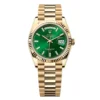 Rolex Day-Date II 36mm Green Dial 128238