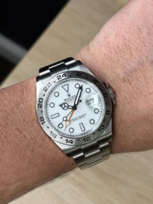 Replica Rolex Explorer II 42mm Black Dial 216570 BKSO photo review