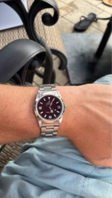 Replica Rolex Explorer 36mm Black Dial 98087 photo review