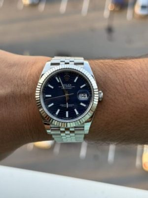 Superclone Rolex Datejust 41mm Blue Dial 126334 Jubilee photo review