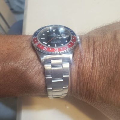 Replica Rolex GMT-Master II 40mm Black Dial 116719 photo review