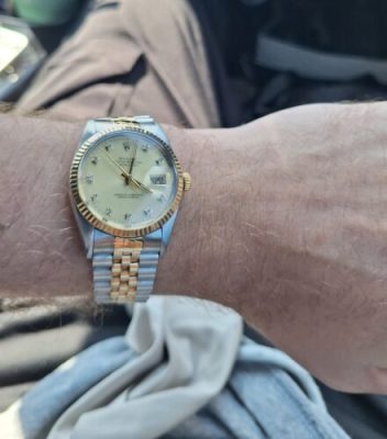 Replica Rolex Datejust 36mm Champagne Dial 16233 photo review