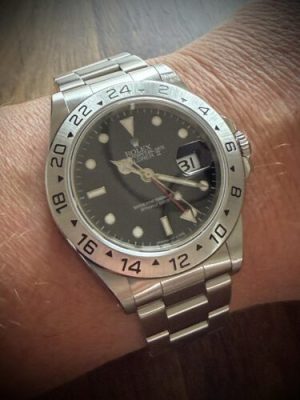 Replica Rolex Explorer 40mm Black Dial 16550 photo review