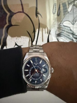 Superclone Rolex Sky-Dweller 42 mm Intense white Dial 336934 photo review
