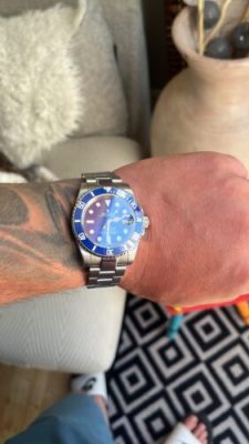 Replica Rolex Submariner 40mm Blue Dial 116619LB “Smurf” photo review