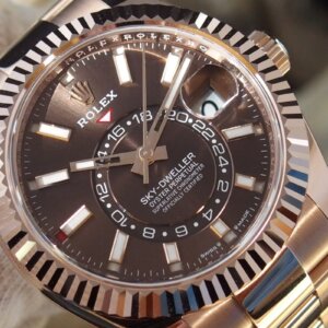 Superclone Rolex Sky-Dweller 42 mm Chocolate Dial 336935