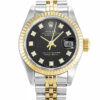 Rolex Datejust 26mm Zwarte Wijzerplaat 69173