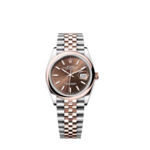 Superclone Rolex Datejust 36 mm Cadran chocolat 126201