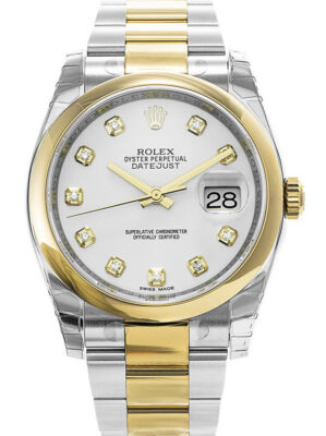 Replica Rolex Datejust 36mm White Dial 116203 photo review