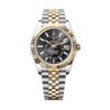 Superclone Rolex Sky-Dweller 42 mm Heldere zwarte wijzerplaat 336933