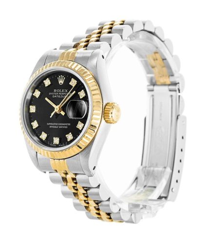 Replica Rolex Datejust 26mm Black Dial 69173 photo review