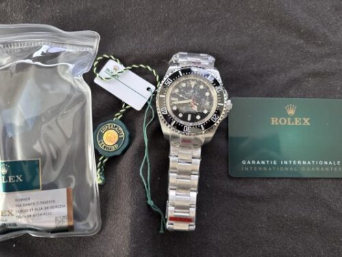 Replica Rolex Deepsea 44mm Black Dial 116660 photo review