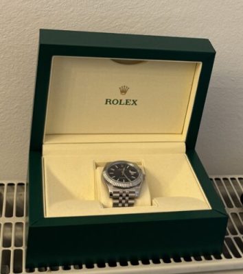 Replica Rolex Datejust 41mm Blue Dial 126334 Jubilee photo review