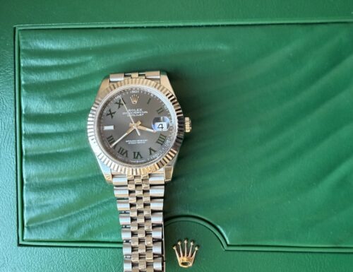 Superclone Rolex Datejust 41mm Rhodium Dial 126334 “Wimbledon” Flutted / Oyster photo review