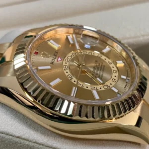 Superclone Rolex Sky-Dweller 42 mm Champagne Dial 336938