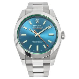 Superclone Rolex Milgauss 40mm met blauwe wijzerplaat 116400GV