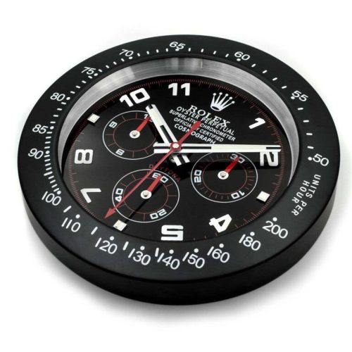 Replica ROLEX WALL CLOCK – DAYTONA BLACK/RED photo review