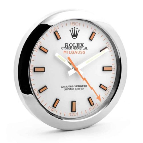 Replica ROLEX WALL CLOCK – MILGAUSS WHITE photo review