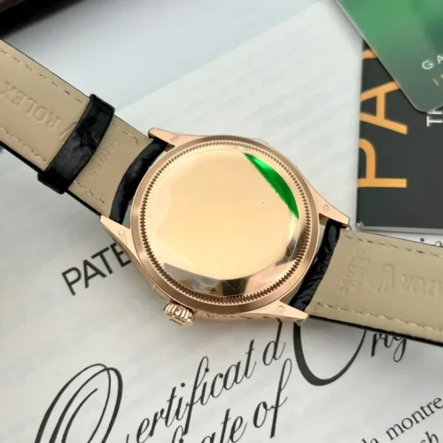 Replica Rolex Cellini 39mm Black Dial 50525 photo review