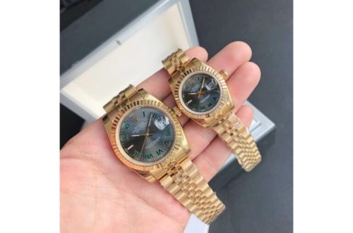 Replica Rolex Datejust 36/28mm RG/RG Jubilee Bracelet photo review