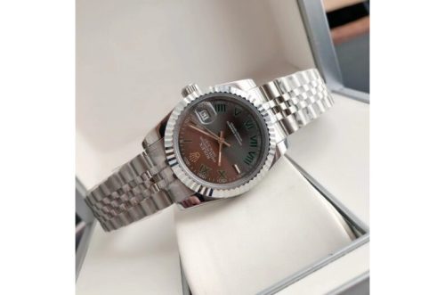 Replica Rolex Datejust 36/28mm SS/SS Jub Grey/Rmn photo review