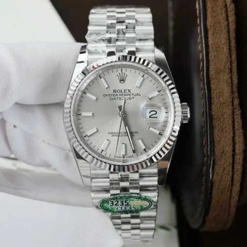 Replica Rolex Datejust Mid-Size 31mm Silver Dial 68274 photo review