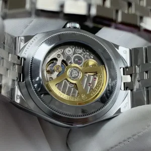 Rolex Land-Dweller 40 mm Oystersteel en witgoud