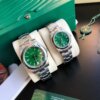 Rolex Oyster Perpetual 31/41mm SS/SS Groen/Stk