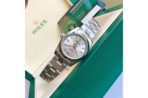 Replica Rolex Oyster Perpetual 31/41mm SS/SS Sliver/Stk photo review