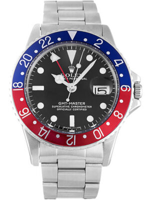 Replica Rolex GMT-Master II 40mm Black Dial 16710 “Coke” photo review