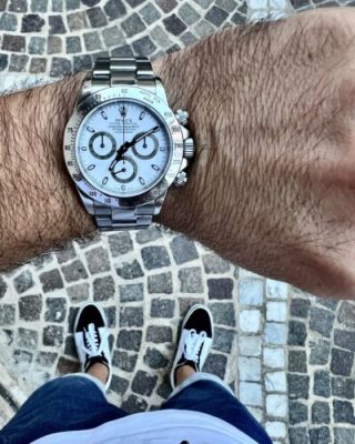 Replica Rolex Daytona 40mm White Dial 116520 photo review