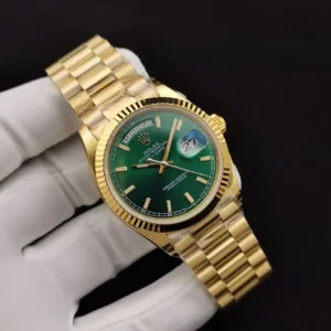 Rolex Day-Date II 36mm Groene Wijzerplaat 128238