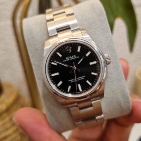 Replica Rolex Oyster Perpetual Lady 31mm Black Dial 277200 photo review