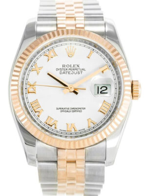 Replica Rolex Datejust 36mm White Dial 116231 photo review