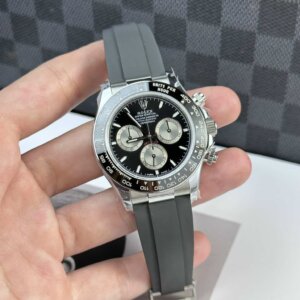 Superclone Rolex Daytona 40 mm met zwarte wijzerplaat 126519LN