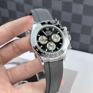 Superclone Rolex Daytona 40 mm met zwarte wijzerplaat 126519LN