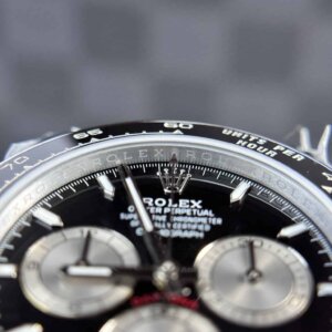Superclone Rolex Daytona 40 mm met zwarte wijzerplaat 126519LN