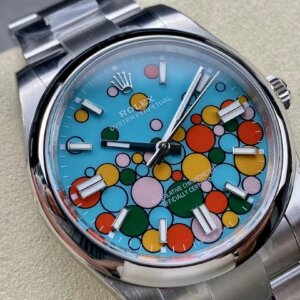 Superclone Rolex Oyster Perpetual 41 mm Turquoise Dial 124300
