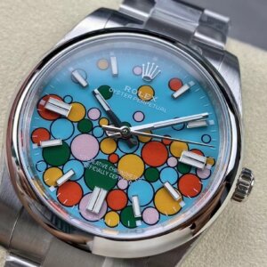 Superclone Rolex Oyster Perpetual 41 mm Turquoise Dial 124300